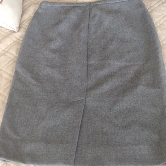 J Crew Gray Wo Pencil Skirt - Picture 3 of 4